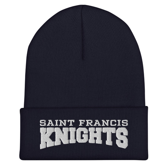 Cuffed Beanie | Saint Francis School | Modern Script Logo