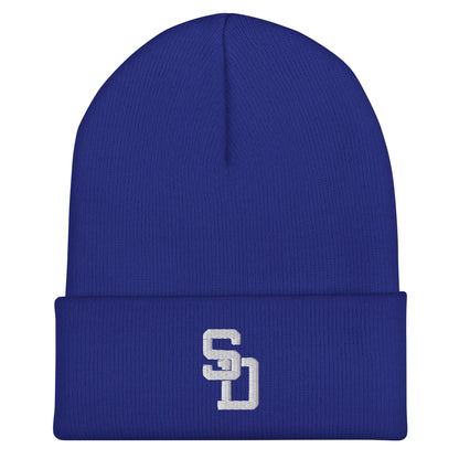 Cuffed Beanie | San Diego High School Wrestling | Lettermark Logo