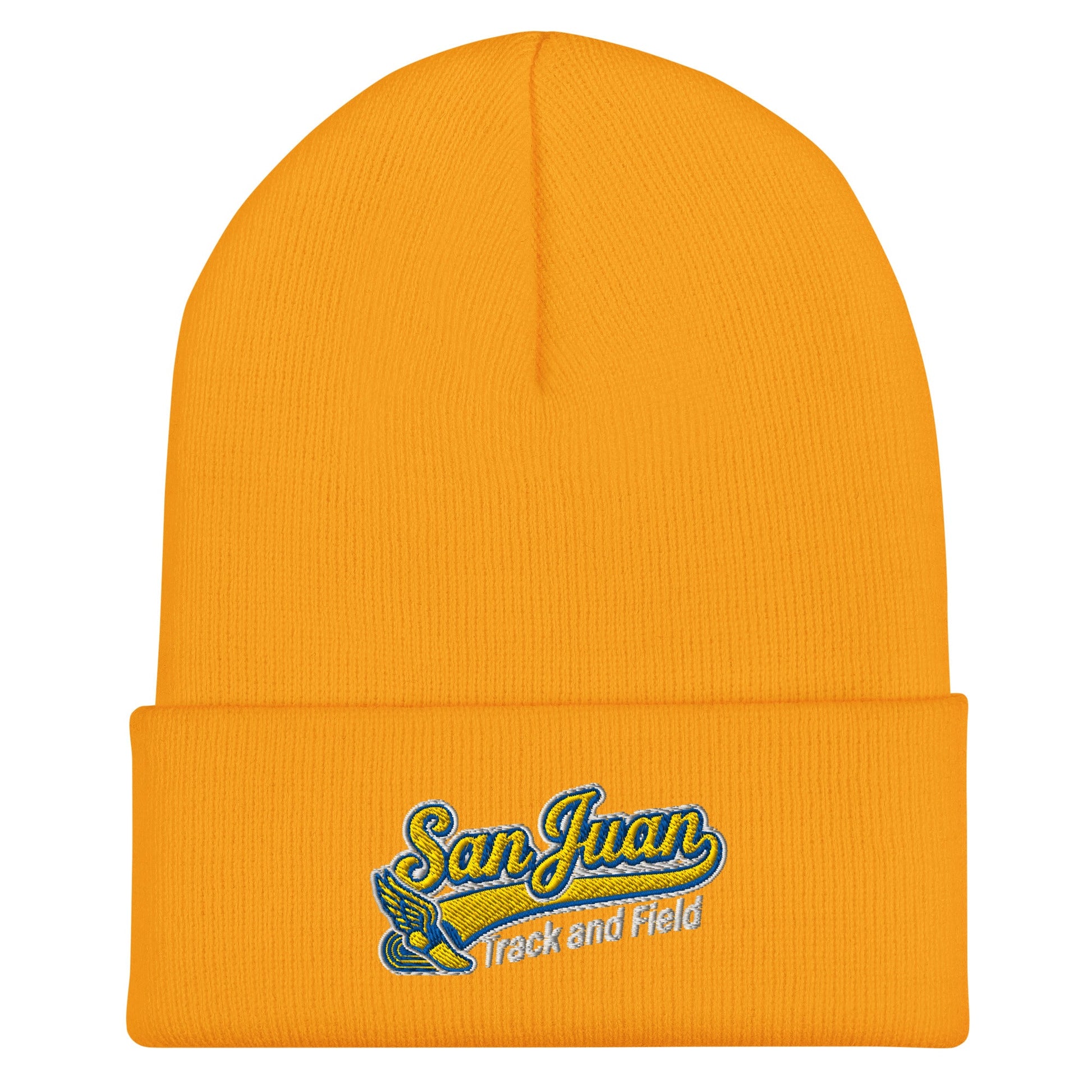 Cuffed Beanie | San Juan Track and Field | Script Logo