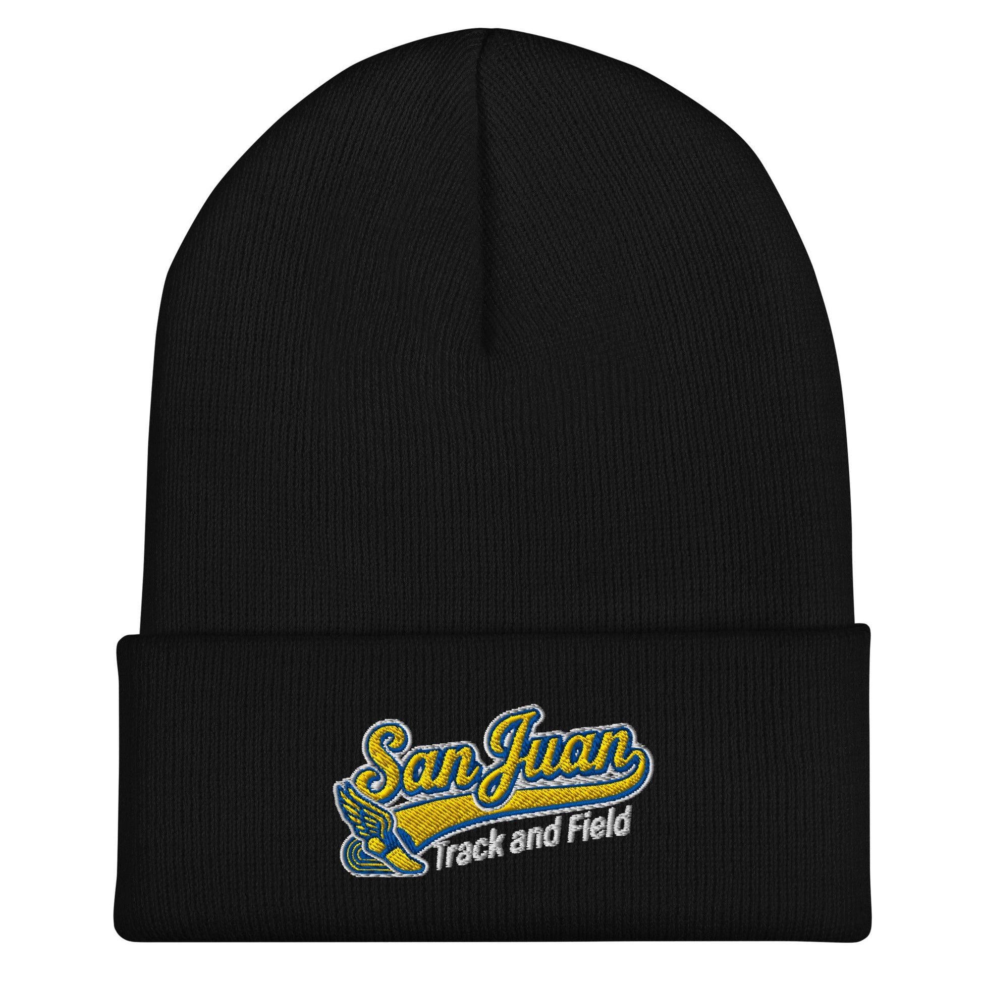Cuffed Beanie | San Juan Track and Field | Script Logo