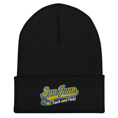 Cuffed Beanie | San Juan Track and Field | Script Logo
