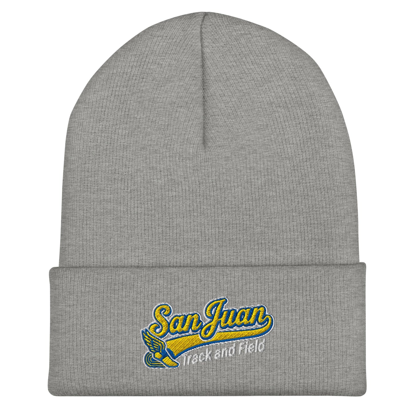 Cuffed Beanie | San Juan Track and Field | Script Logo