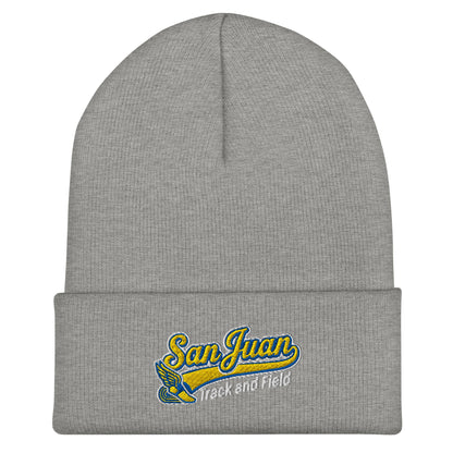Cuffed Beanie | San Juan Track and Field | Script Logo