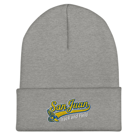 Cuffed Beanie | San Juan Track and Field | Script Logo