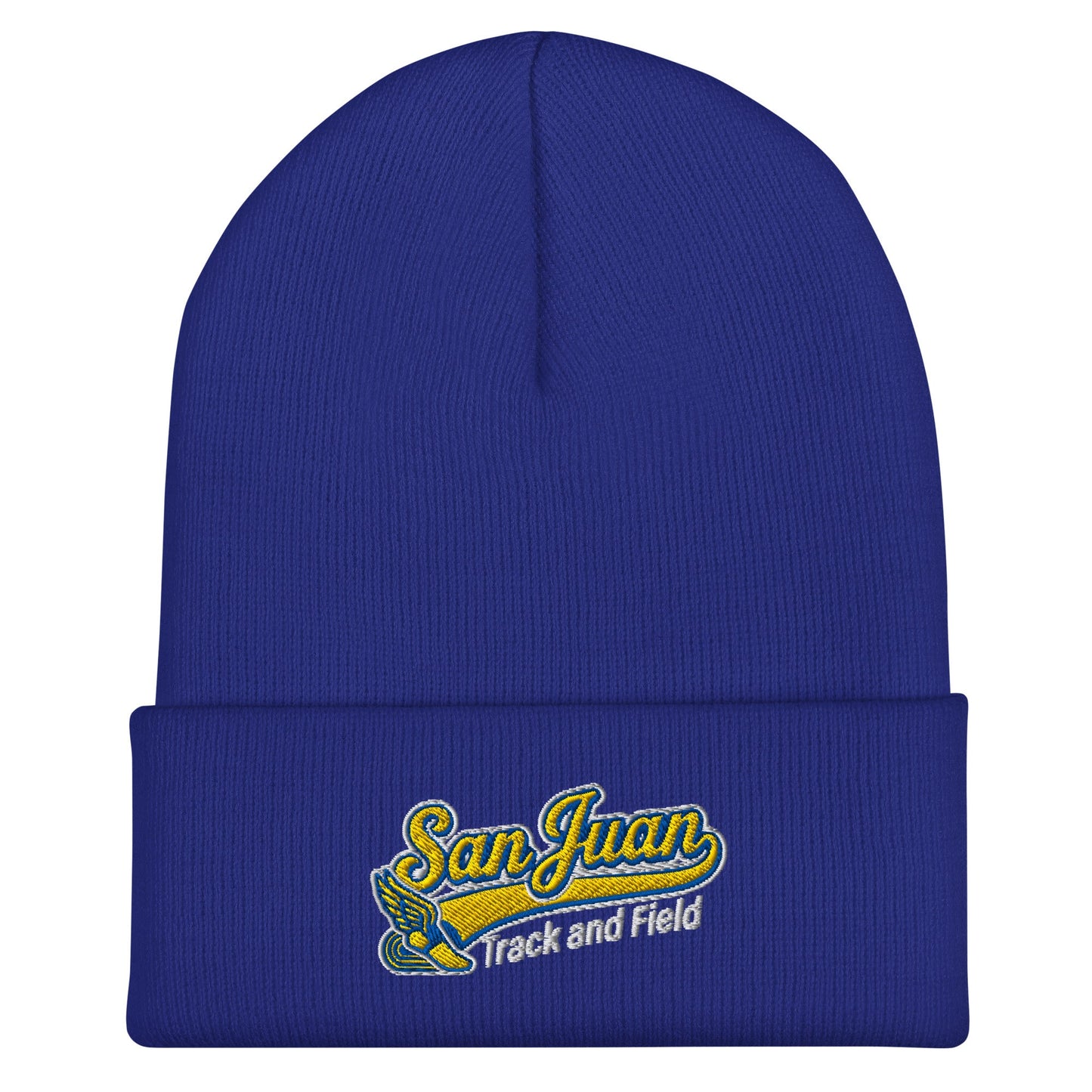 Cuffed Beanie | San Juan Track and Field | Script Logo