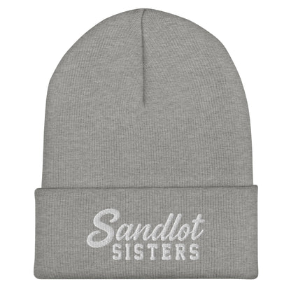 Cuffed Beanie | Sandlot Sisters | Script Logo