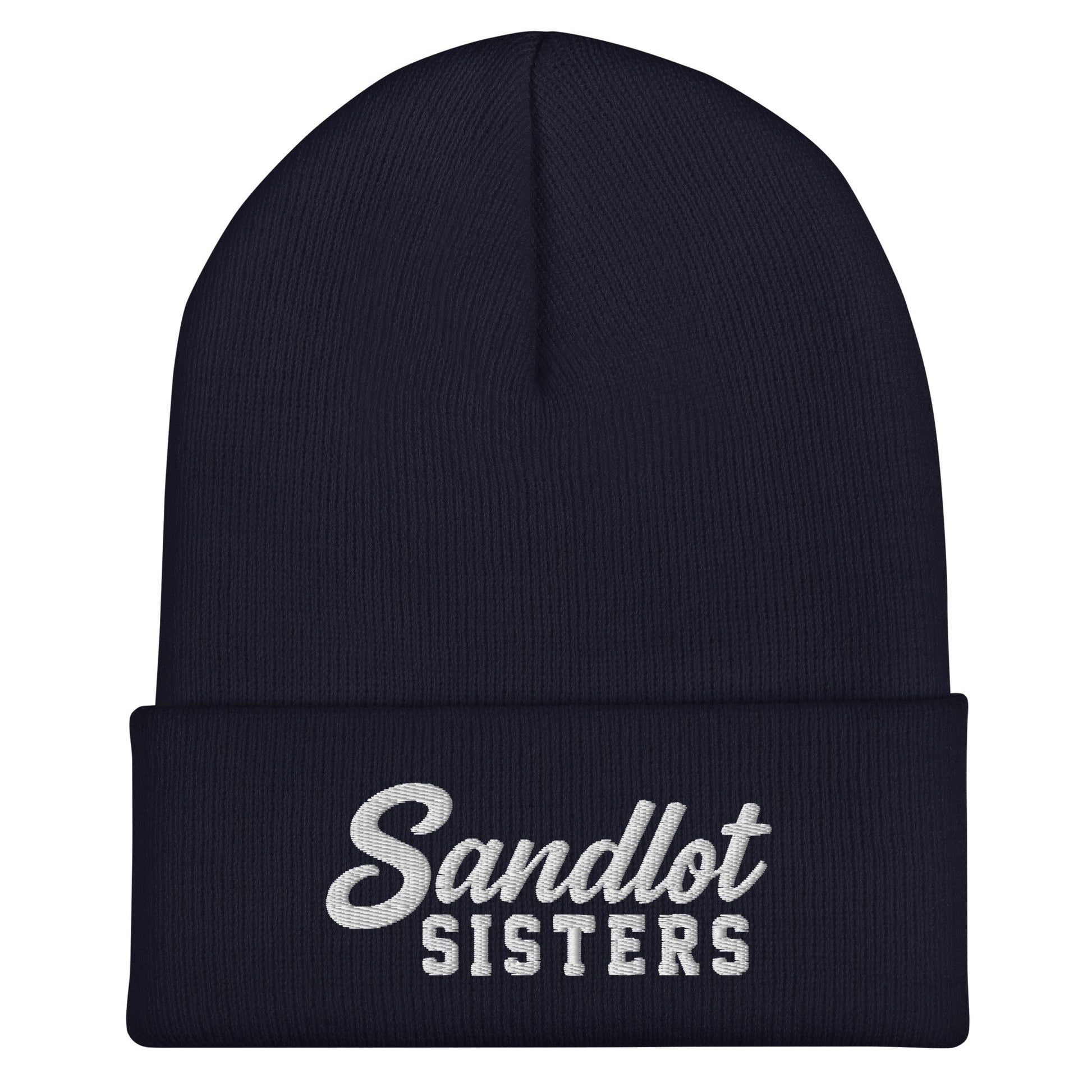 Cuffed Beanie | Sandlot Sisters | Script Logo