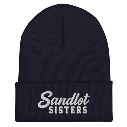 Cuffed Beanie | Sandlot Sisters | Script Logo