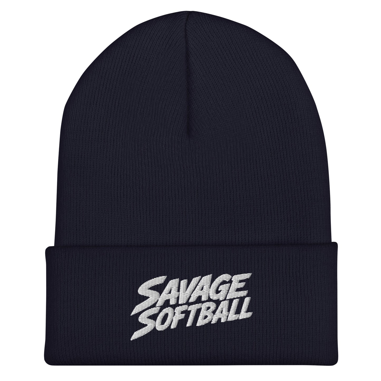 Cuffed Beanie | Savage Softball | Mascot Logo