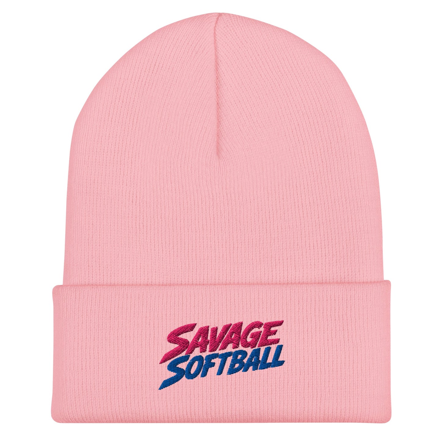 Cuffed Beanie | Savage Softball | Mascot Logo