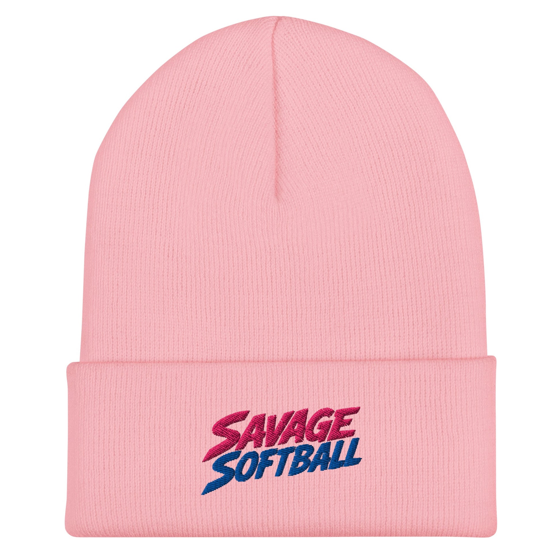 Cuffed Beanie | Savage Softball | Mascot Logo