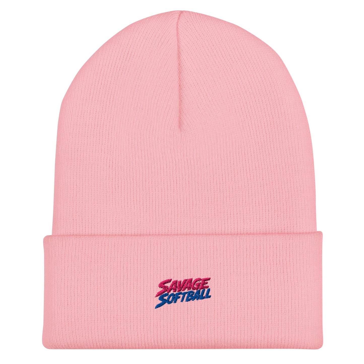 Cuffed Beanie | Savage Softball | Mascot Logo