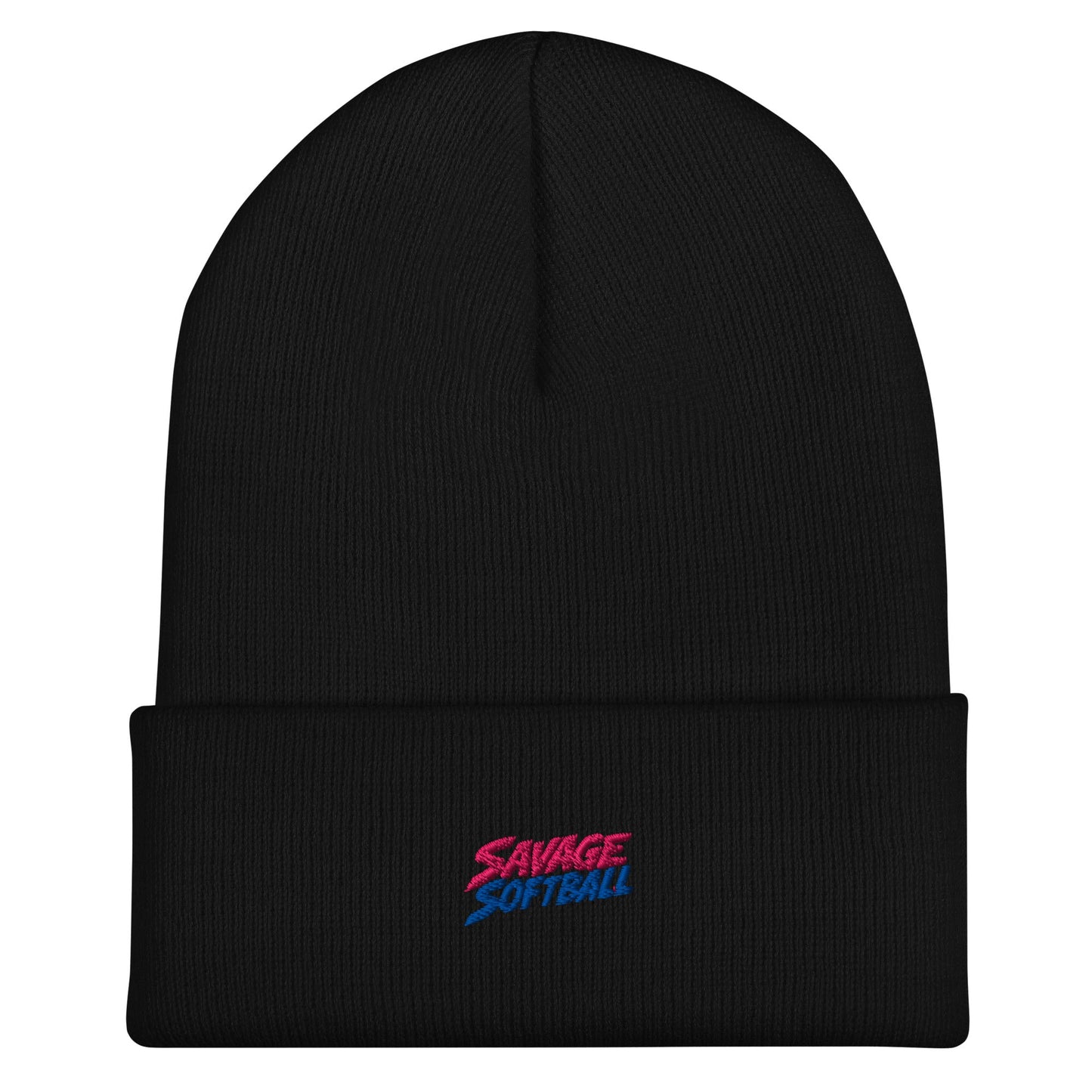 Cuffed Beanie | Savage Softball | Mascot Logo