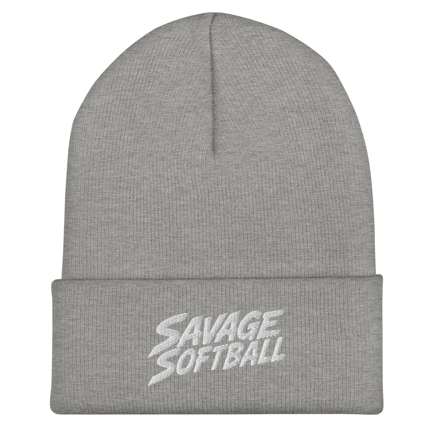Cuffed Beanie | Savage Softball | Mascot Logo