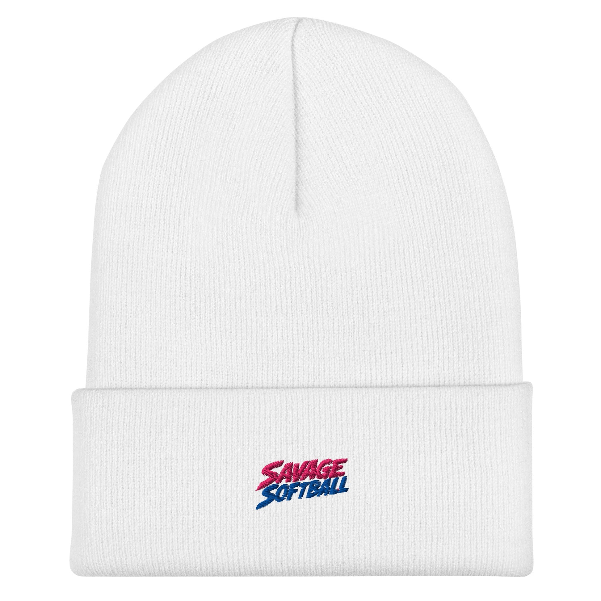 Cuffed Beanie | Savage Softball | Mascot Logo