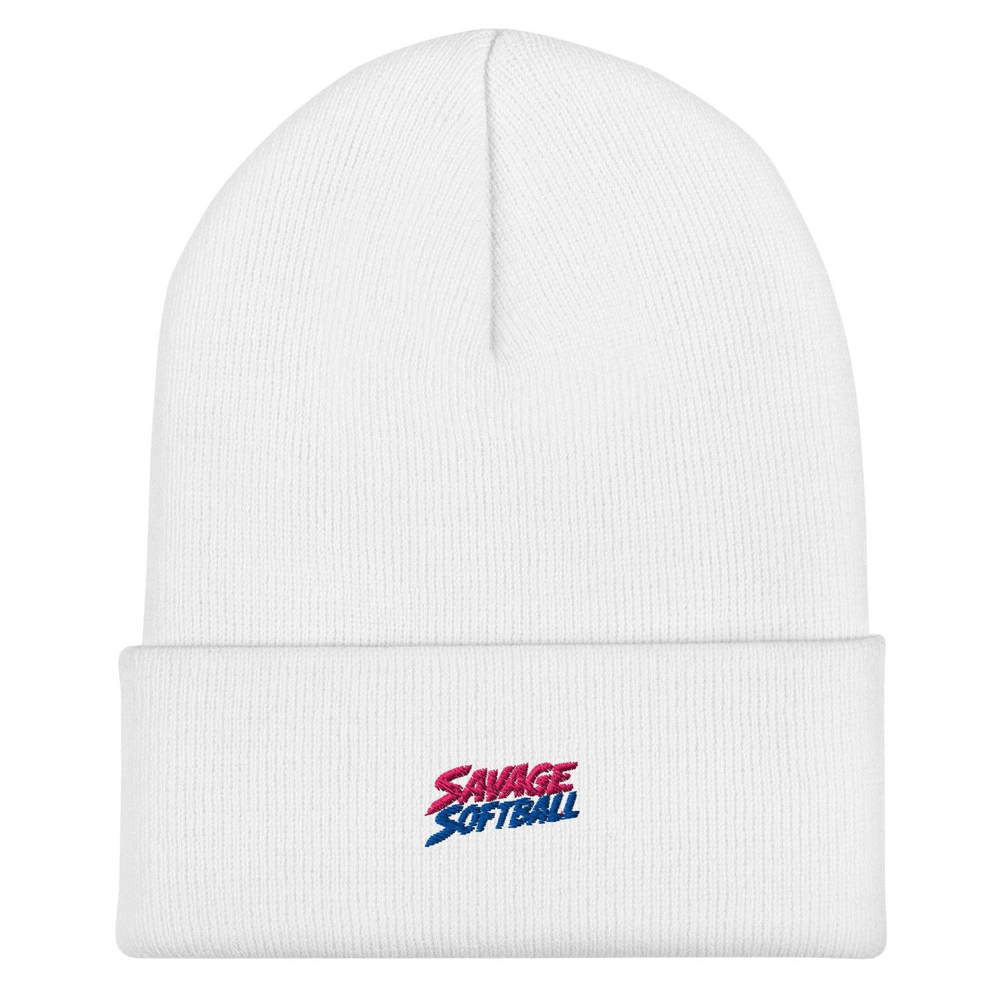 Cuffed Beanie | Savage Softball | Mascot Logo