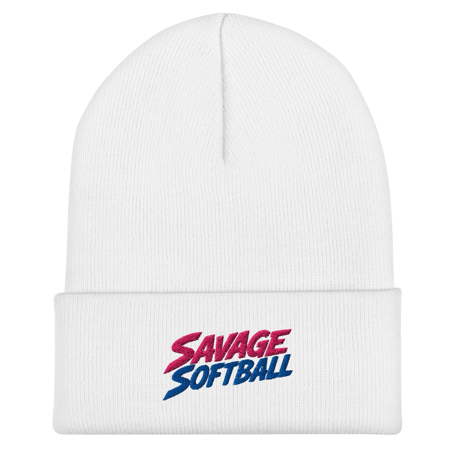 Cuffed Beanie | Savage Softball | Mascot Logo
