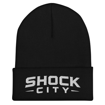 Cuffed Beanie | Shock City FC | Modern Script Logo