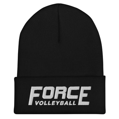 Cuffed Beanie | Shreveport Force Volleyball | Script Logo