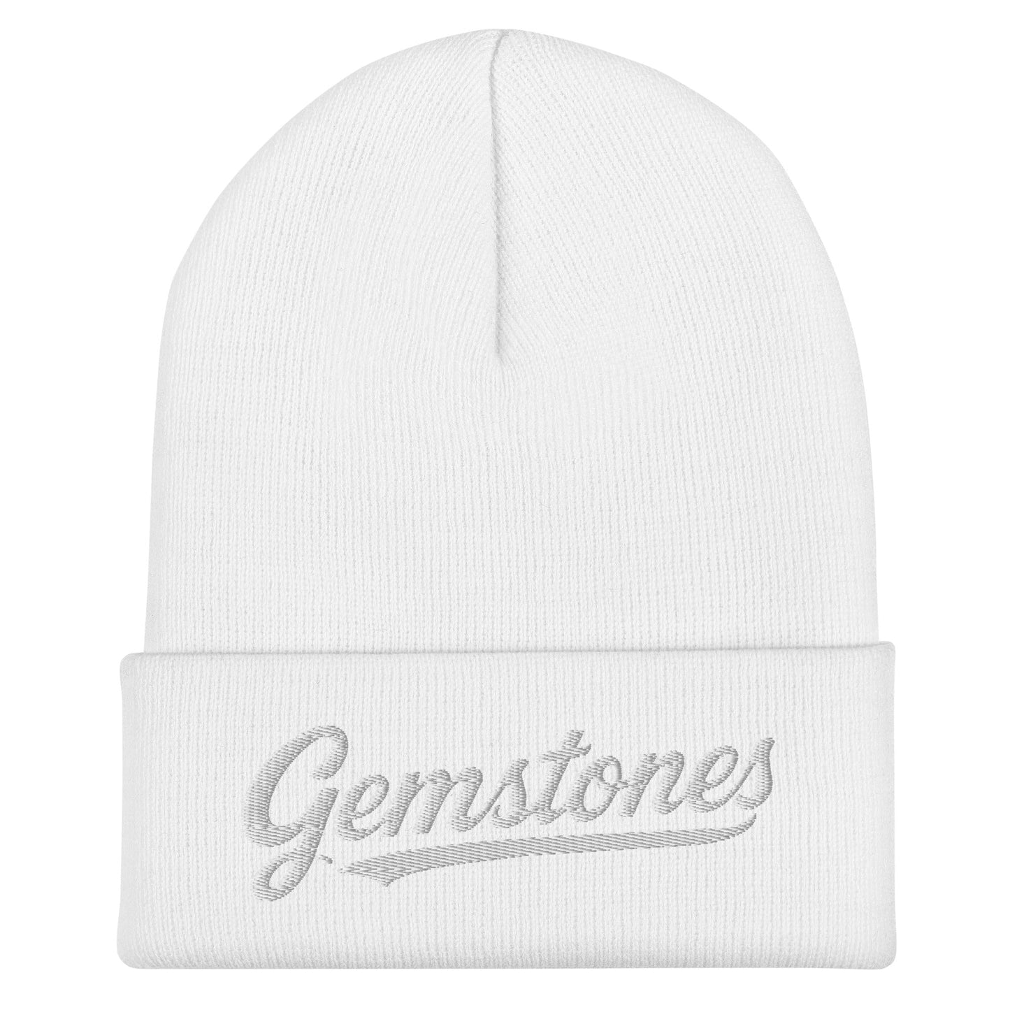 Cuffed Beanie | Silver Valley Gemstones | Badge Logo