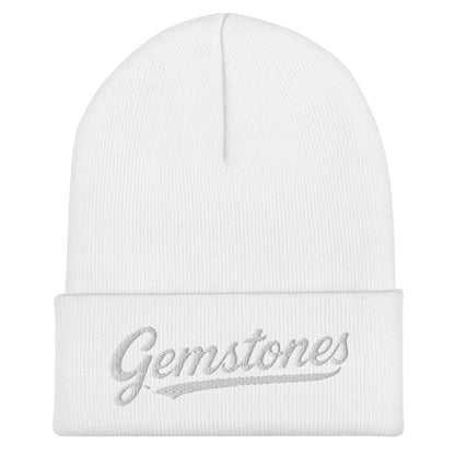 Cuffed Beanie | Silver Valley Gemstones | Badge Logo