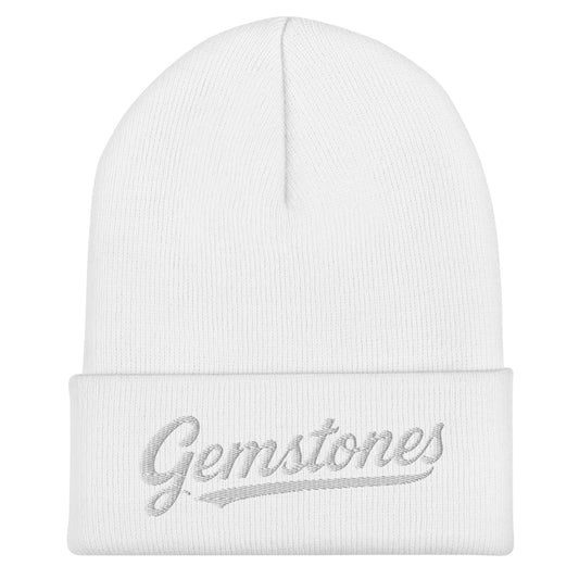 Cuffed Beanie | Silver Valley Gemstones | Badge Logo