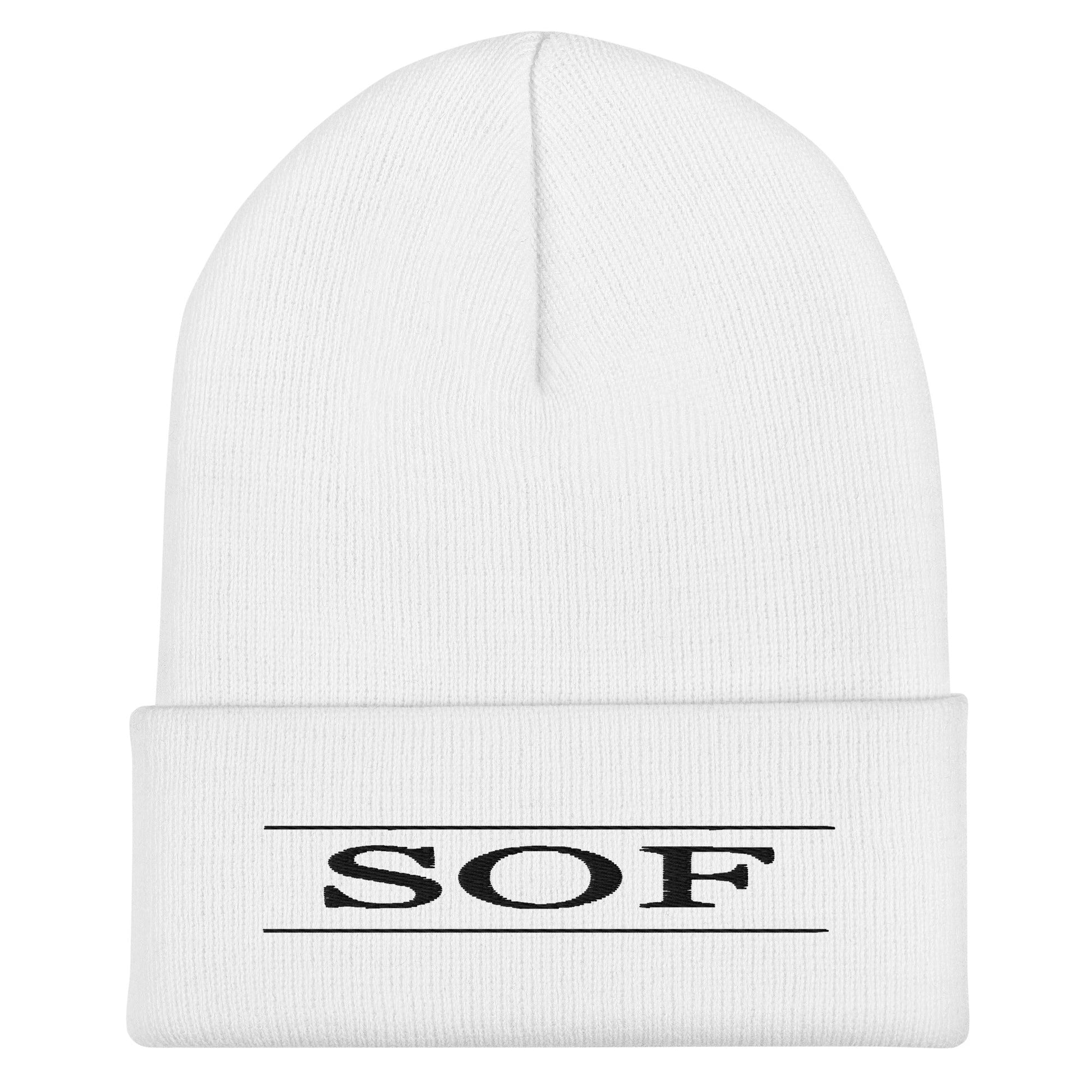 Cuffed Beanie | Sleepy Oaks Farm | SOF Logo