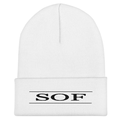 Cuffed Beanie | Sleepy Oaks Farm | SOF Logo