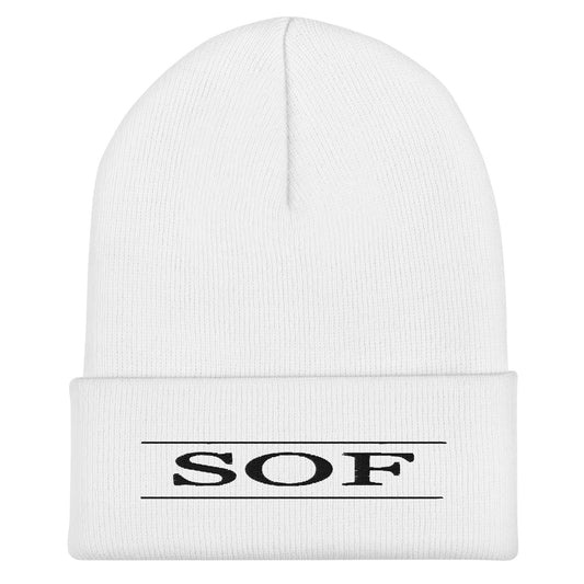 Cuffed Beanie | Sleepy Oaks Farm | SOF Logo