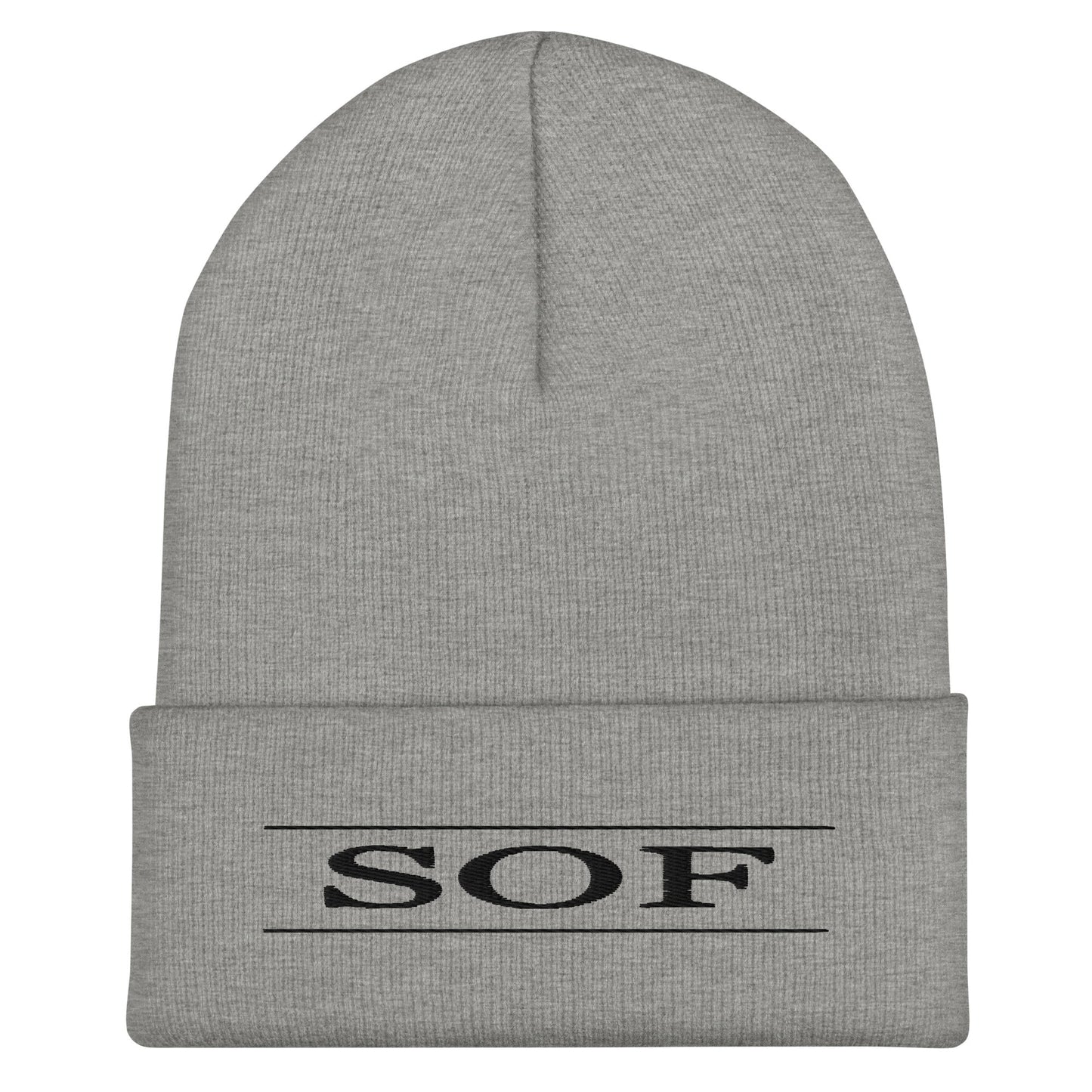 Cuffed Beanie | Sleepy Oaks Farm | SOF Logo