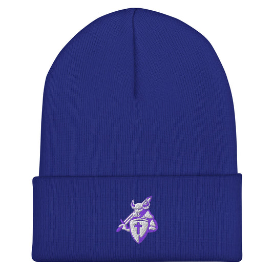 Cuffed Beanie | SLVB | Royale Crest Logo