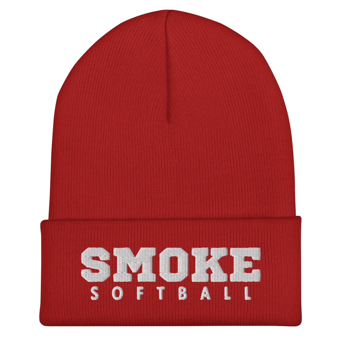 Cuffed Beanie | Smoke 14U Softball | Modern Script Logo