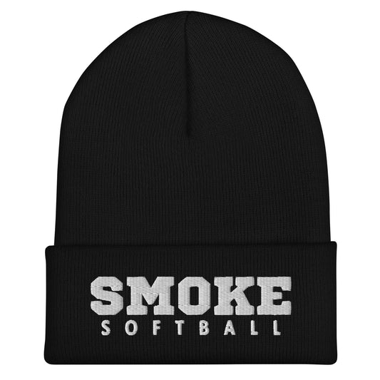 Cuffed Beanie | Smoke 14U Softball | Modern Script Logo