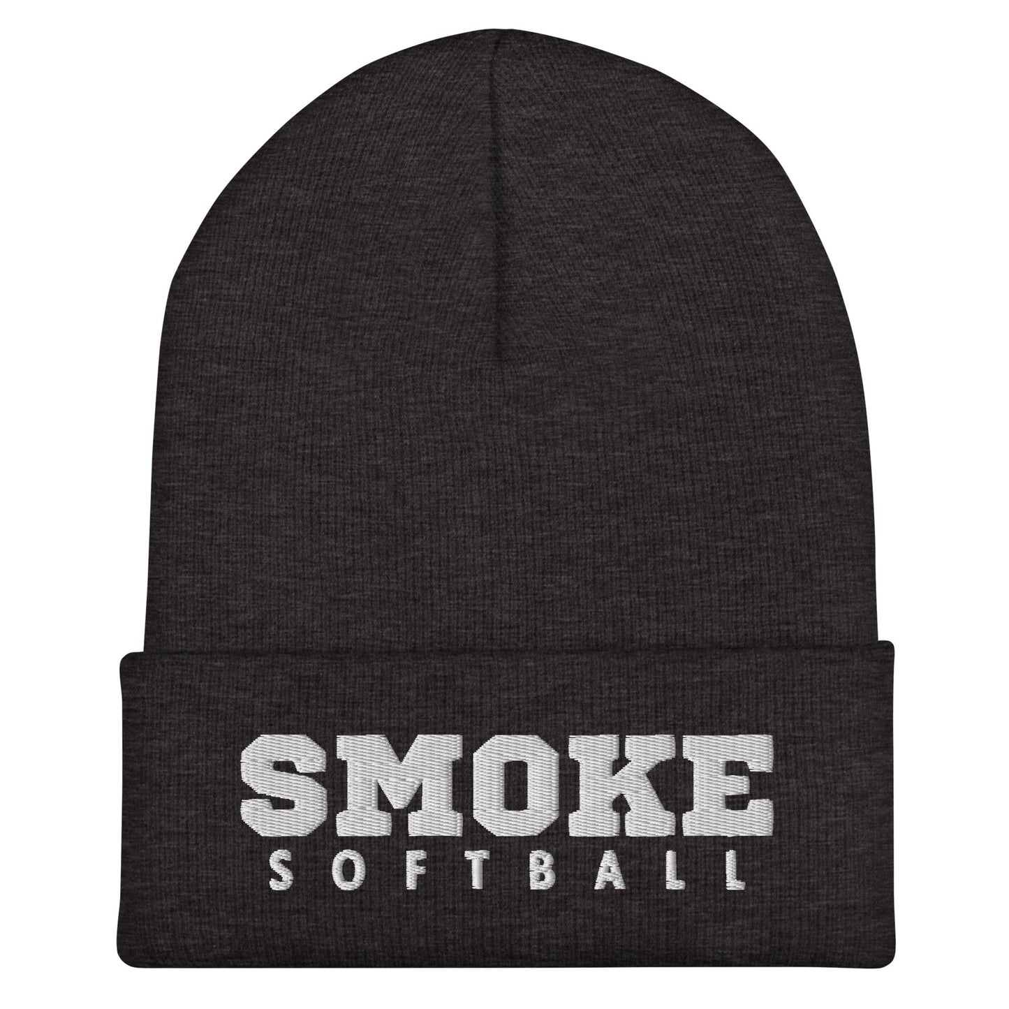 Cuffed Beanie | Smoke 14U Softball | Modern Script Logo