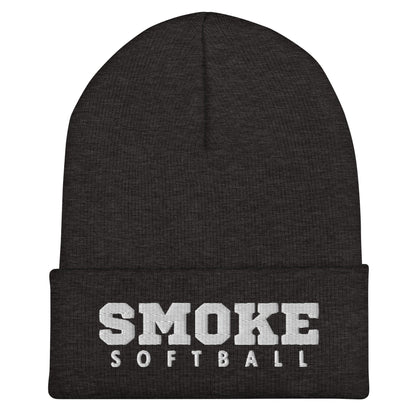 Cuffed Beanie | Smoke 14U Softball | Modern Script Logo