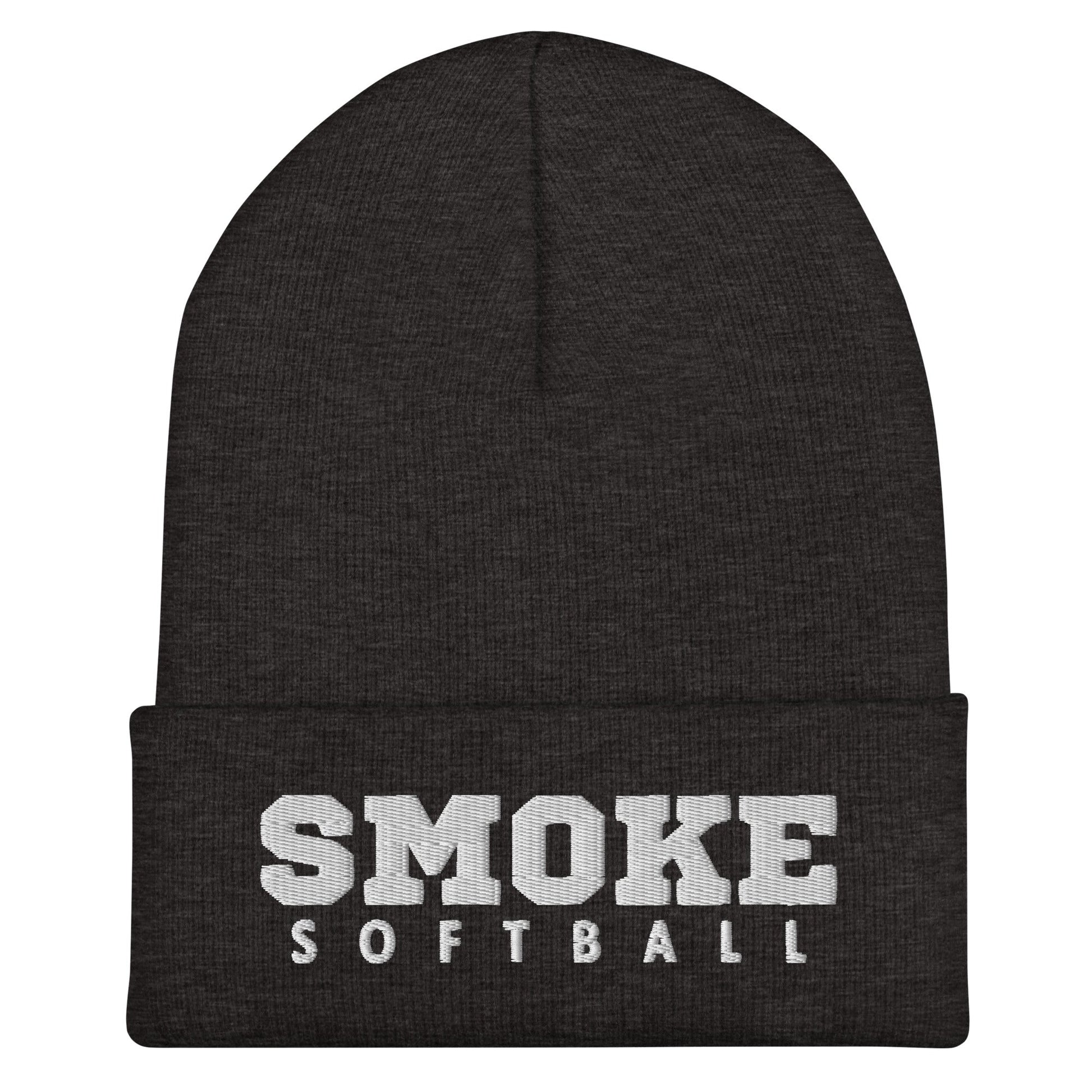 Cuffed Beanie | Smoke 14U Softball | Modern Script Logo
