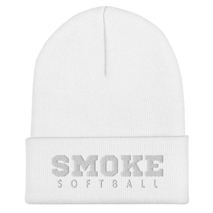 Cuffed Beanie | Smoke 14U Softball | Modern Script Logo