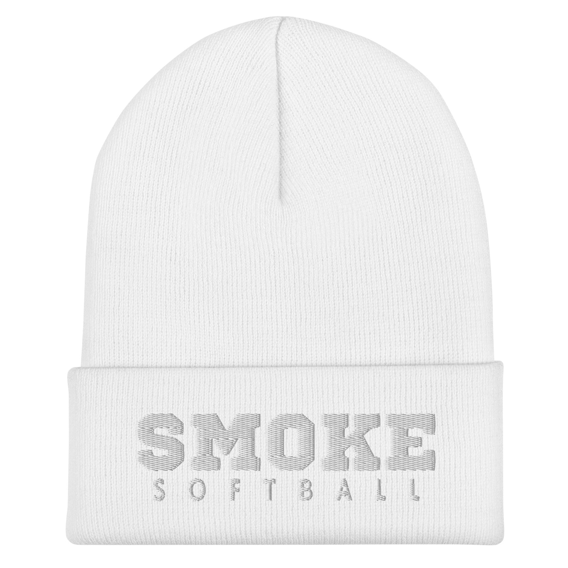 Cuffed Beanie | Smoke 14U Softball | Modern Script Logo