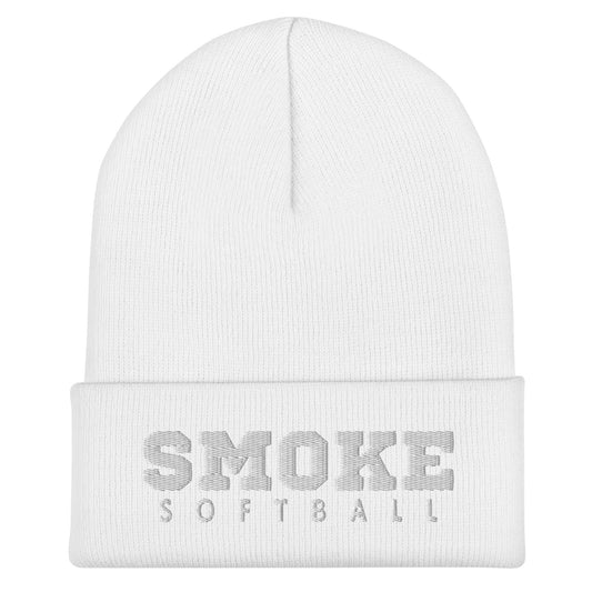 Cuffed Beanie | Smoke 14U Softball | Modern Script Logo