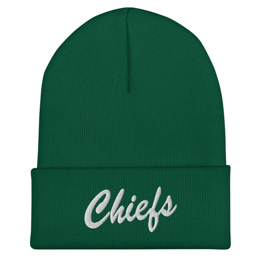Cuffed Beanie | Connetquot Chiefs | Letter Crest Logo