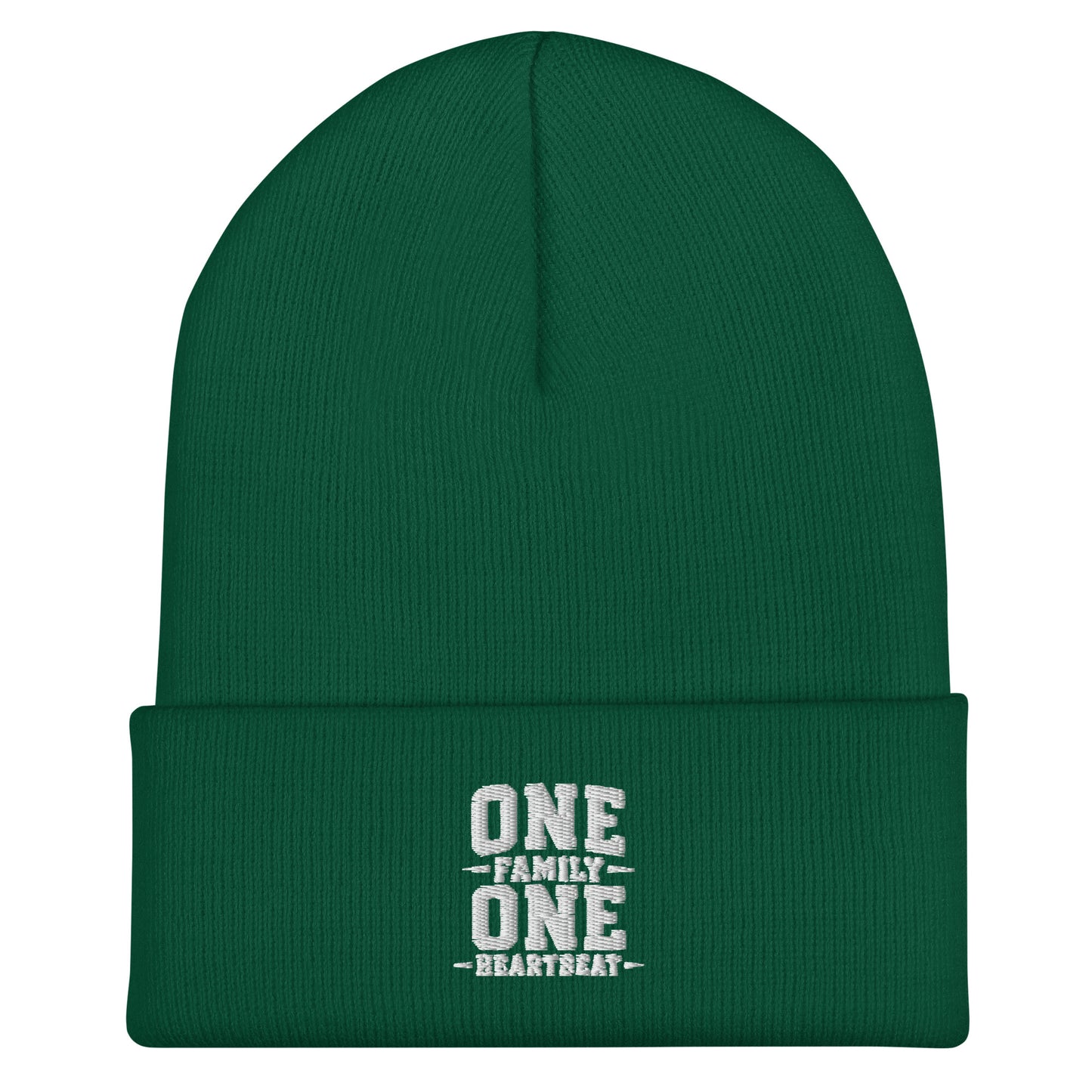 Cuffed Beanie | Celina Black Football | Modern Script Logo