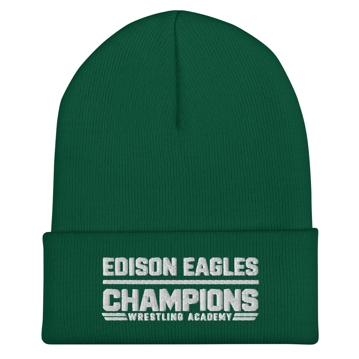Cuffed Beanie | Edison Eagles/CWA Wrestling | Crest Logo