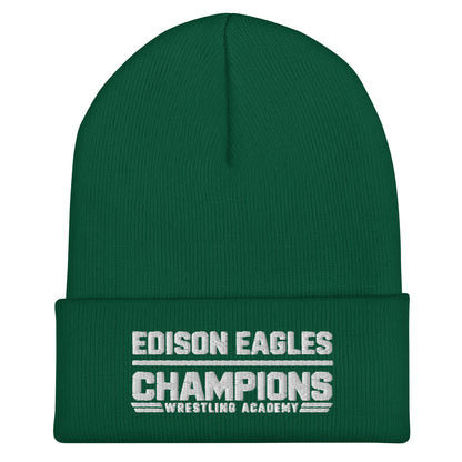 Cuffed Beanie | Edison Eagles/CWA Wrestling | Crest Logo