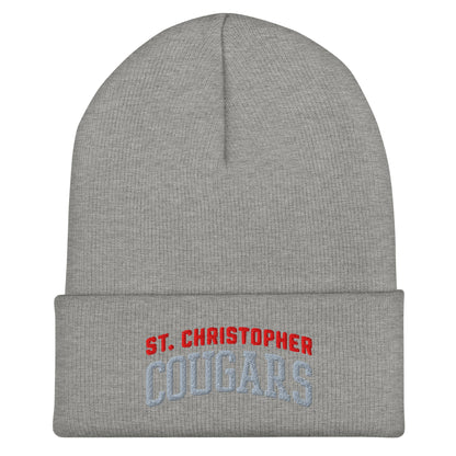 Cuffed Beanie | St. Christopher Cougars | Classic Logo