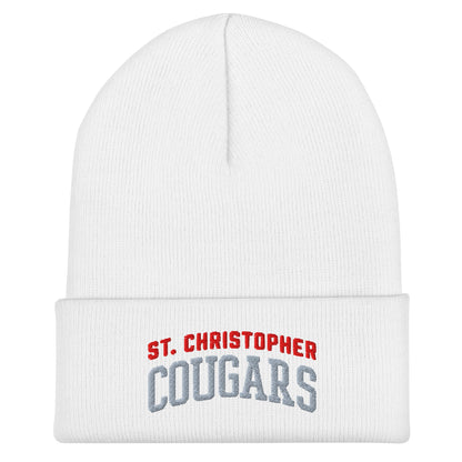 Cuffed Beanie | St. Christopher Cougars | Classic Logo