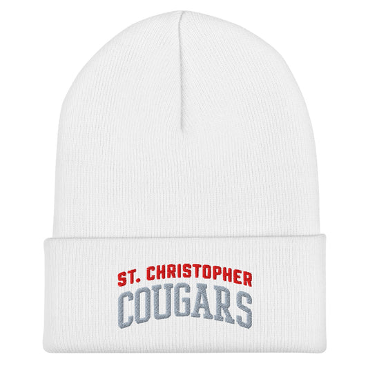 Cuffed Beanie | St. Christopher Cougars | Classic Logo