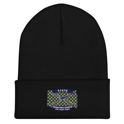 Cuffed Beanie | State Shooting Sports | Flag Logo