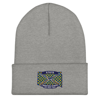 Cuffed Beanie | State Shooting Sports | Flag Logo