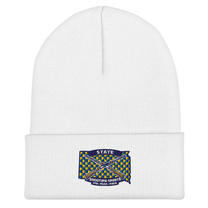 Cuffed Beanie | State Shooting Sports | Flag Logo