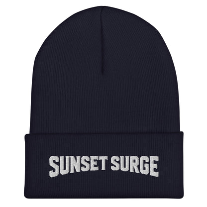 Cuffed Beanie | Sunset Surge All-Star Cheerleading | Crest Logo